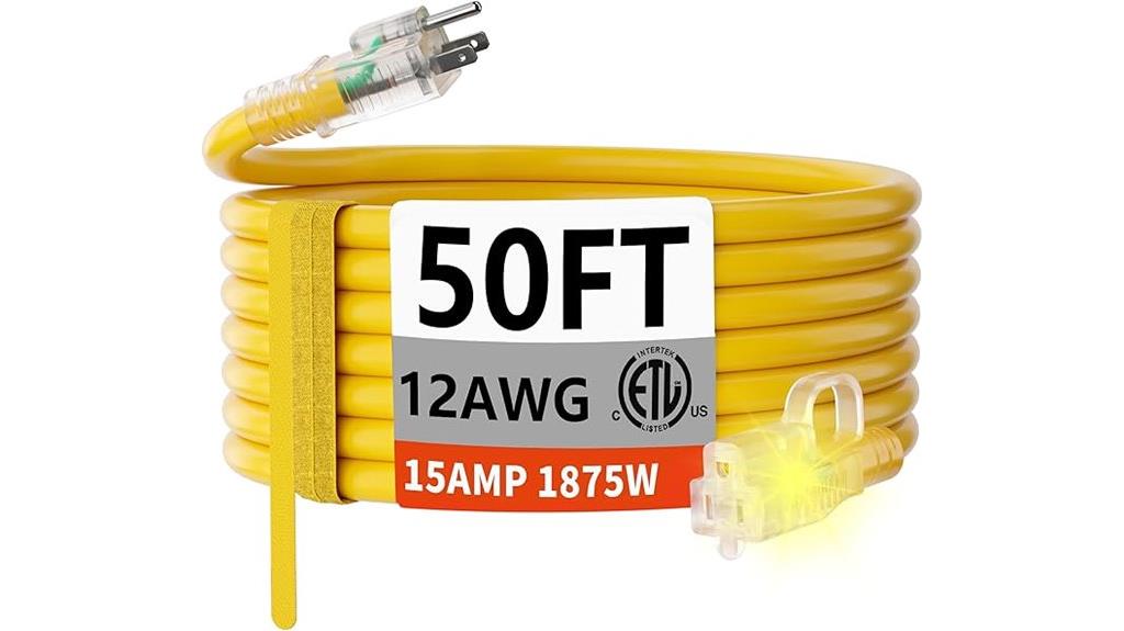 heavy duty outdoor extension cord