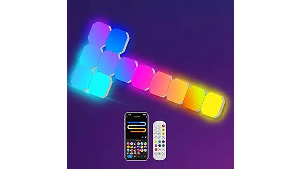 hexagon led panel lights