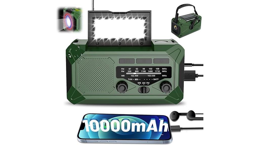 high capacity emergency radio