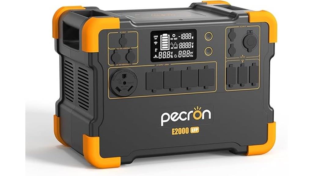 high capacity portable solar generator