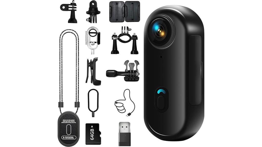 high resolution compact action camera