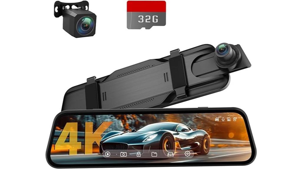high resolution rearview mirror camera