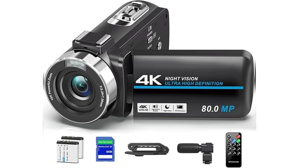 high resolution vlogging camcorder