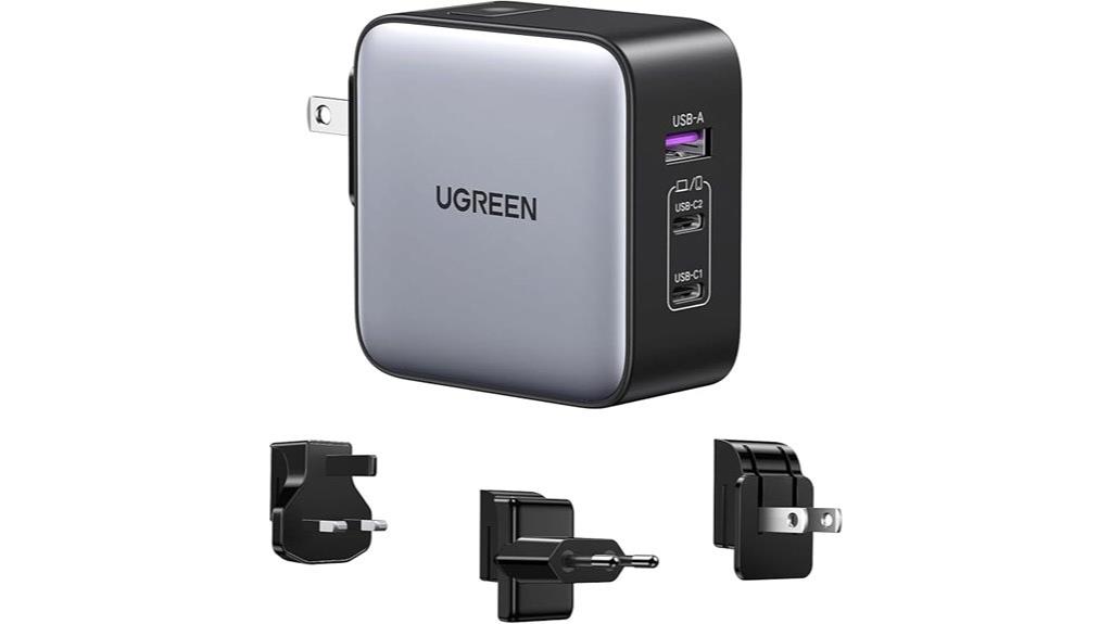 high speed 65w travel charger
