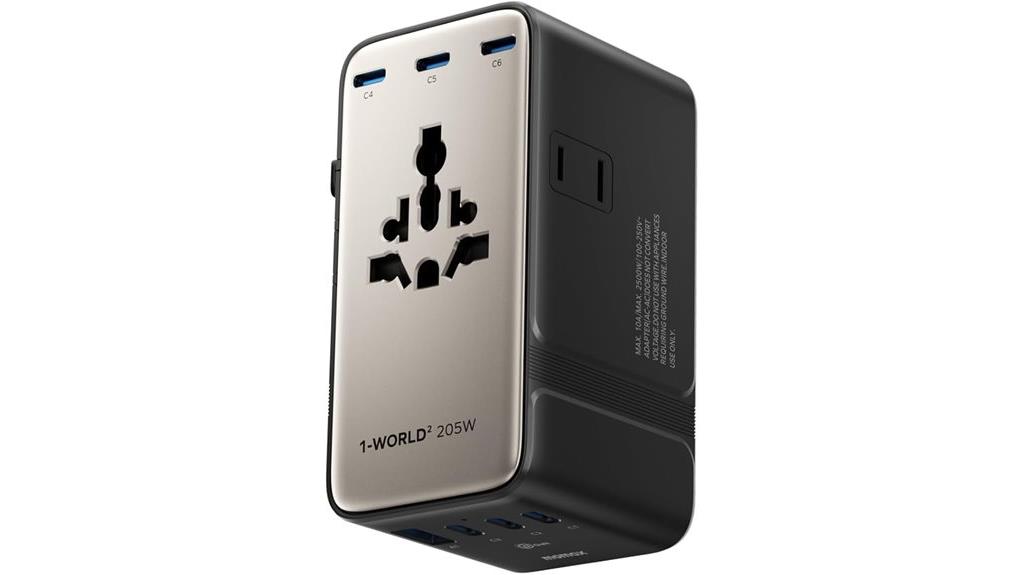 high wattage travel adapter