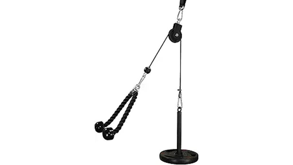 home gym lat pulley system