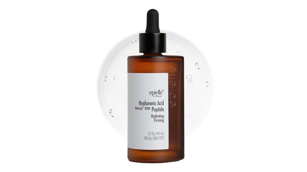 hydrating peptide serum bottle