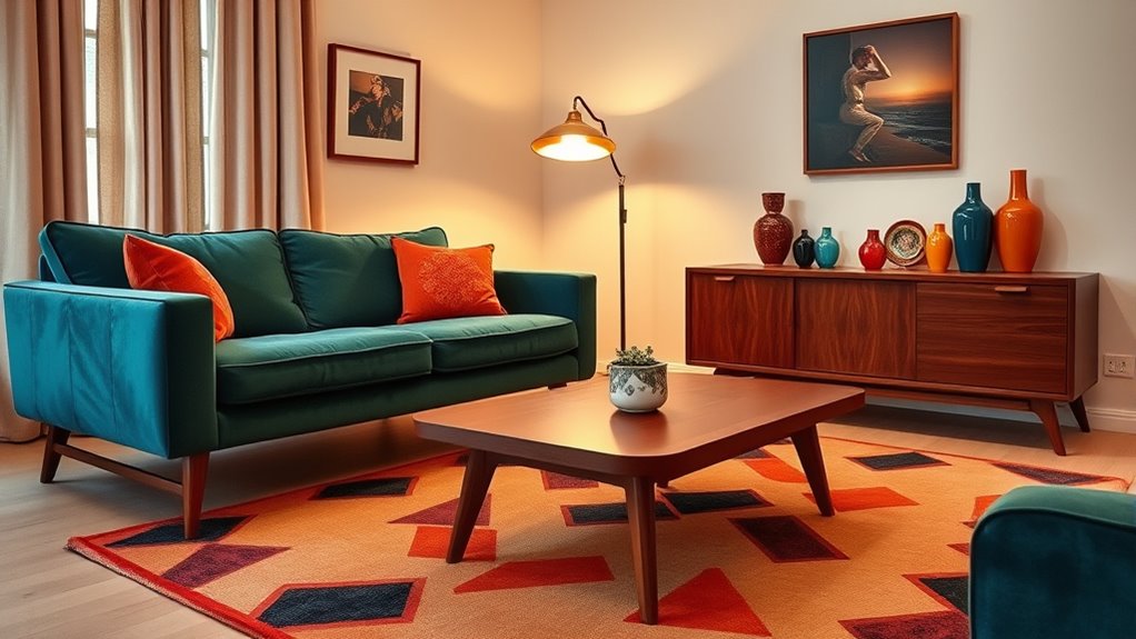 incorporate vintage retro style