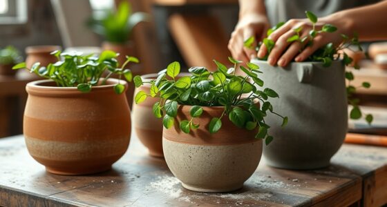 indoor plant container crafting