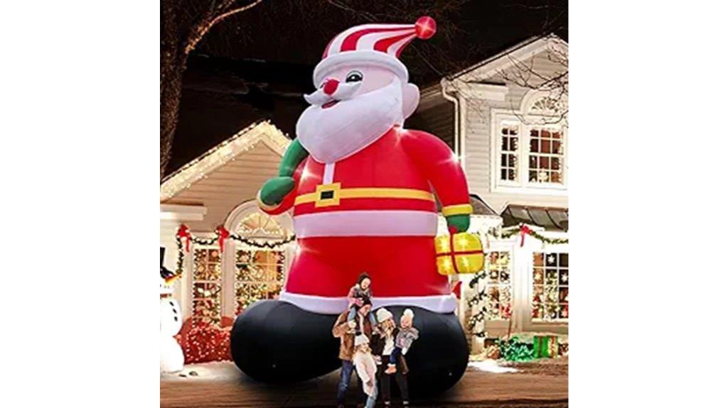 inflatable santa yard decor