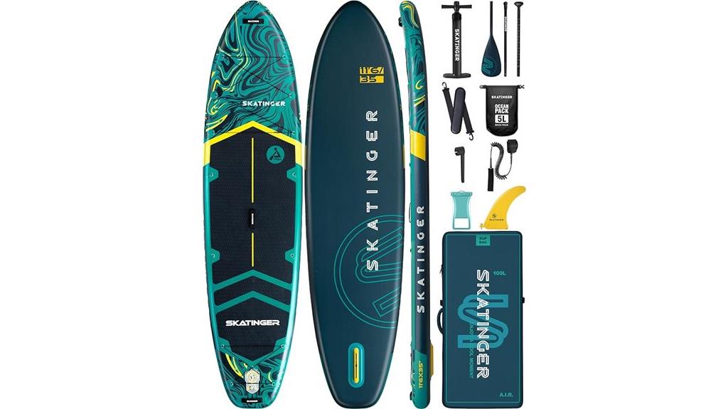inflatable ultra stable paddleboard