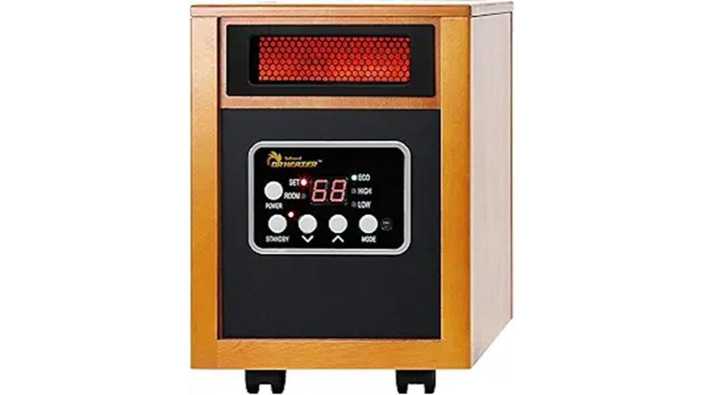 infrared 1500w space heater