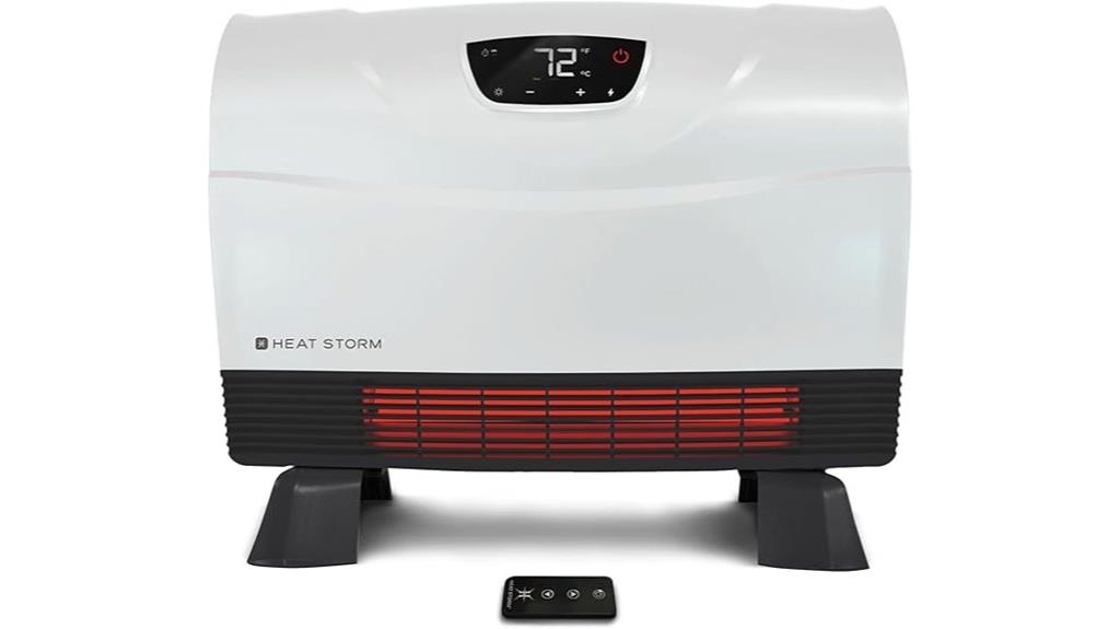 infrared space heater with remote