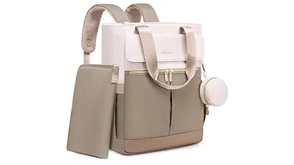 insulated laptop diaper backpack