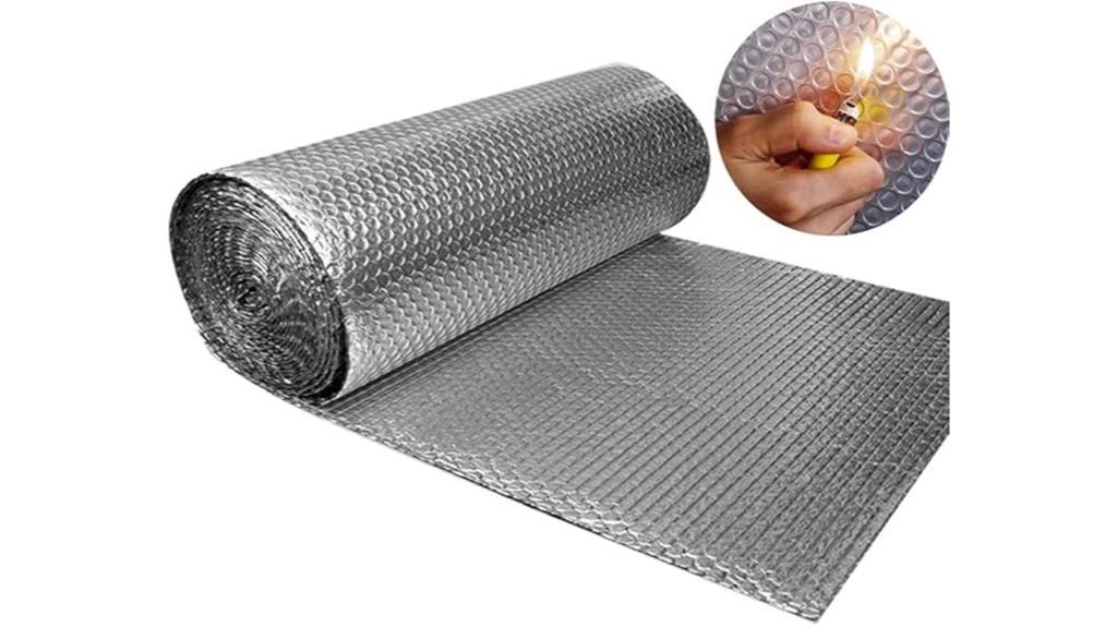 insulated reflective bubble roll