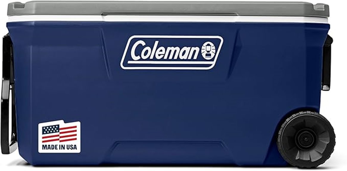 insulated rolling cooler