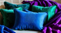 jewel tone cushion throws
