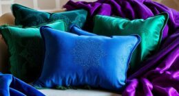 jewel tone cushion throws