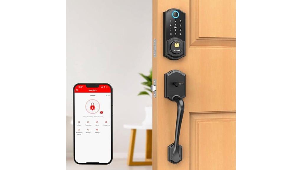 keyless front door lock