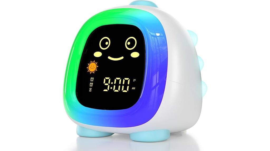 kids alarm with night light