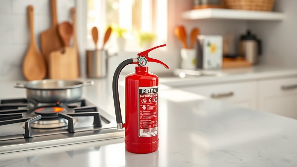 kitchen fire extinguisher considerations