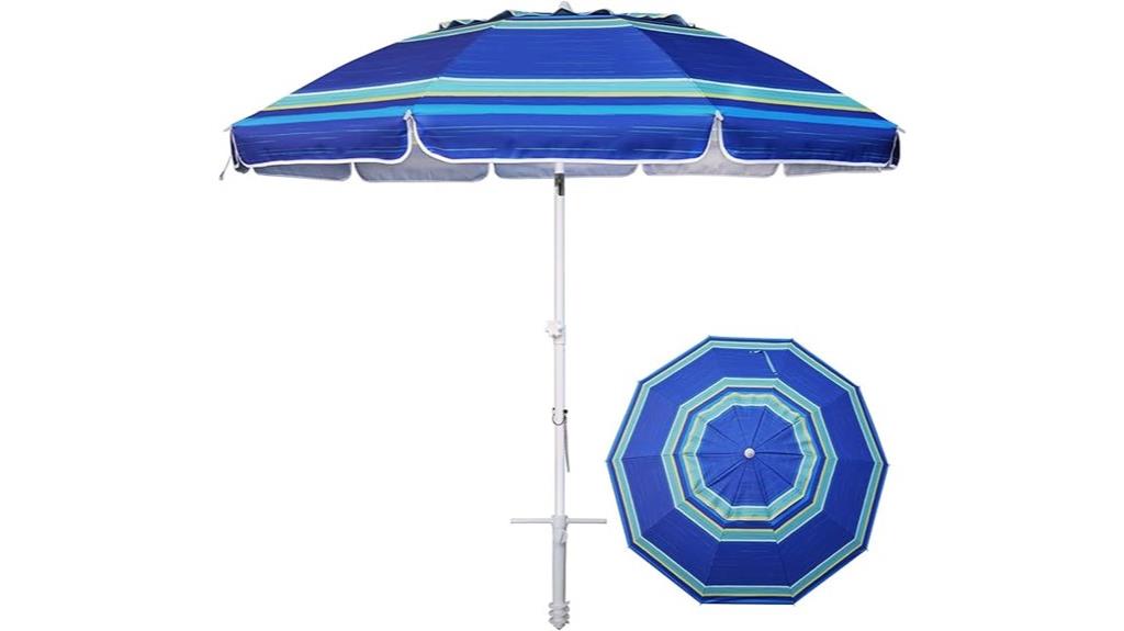 large 8ft beach umbrella