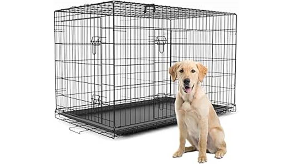 large foldable dog crate