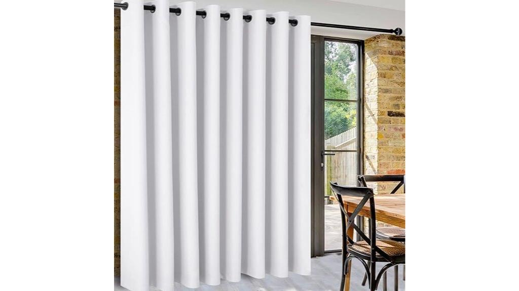 large grey room divider