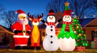 large holiday inflatable decorations
