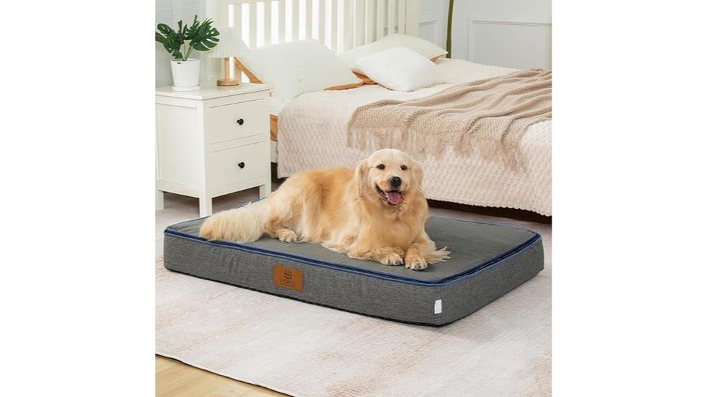 large orthopedic foam bed
