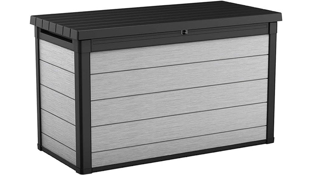 large resin patio storage