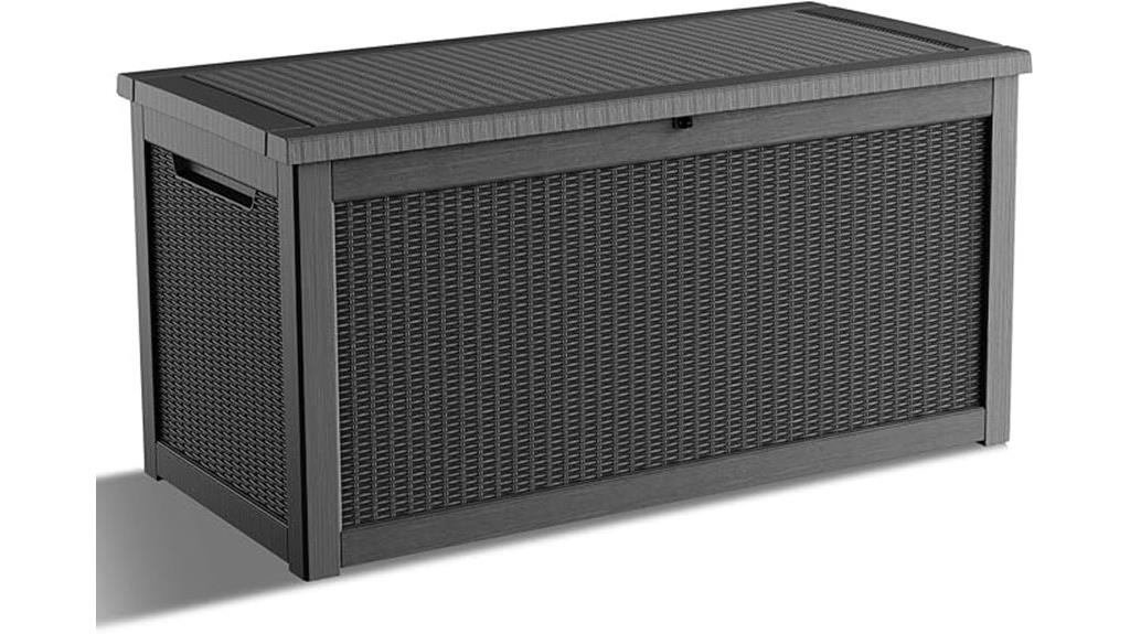 large uv resistant waterproof deck box