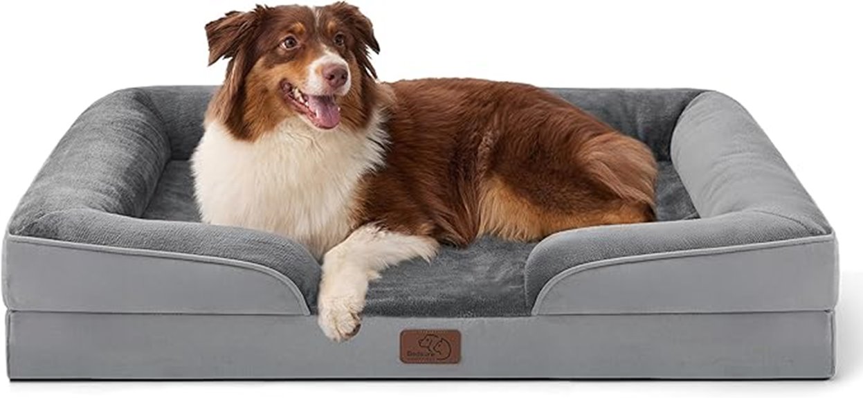 large waterproof dog bed
