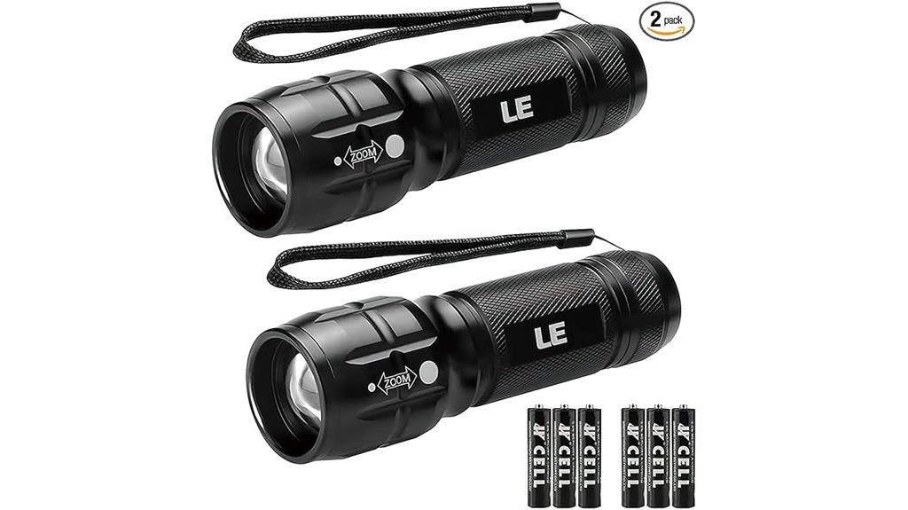 led flashlights two pack