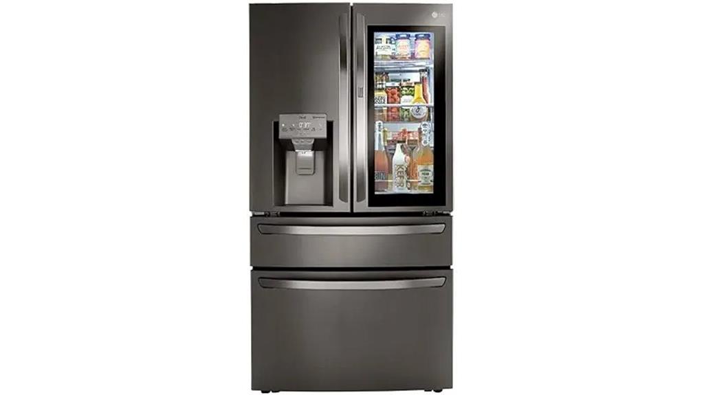 lg black stainless refrigerator