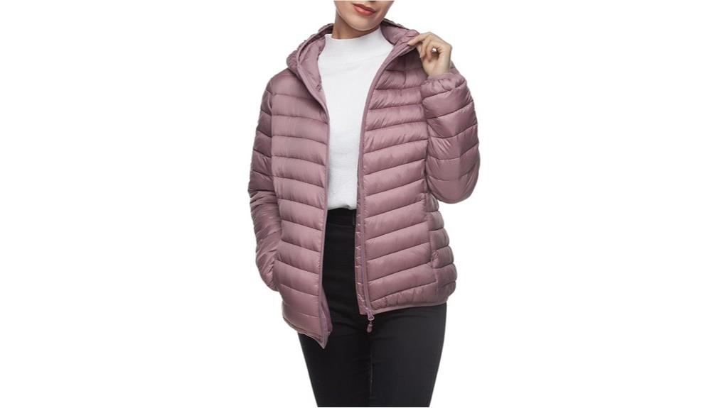 lightweight packable winter coat