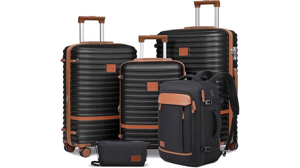 lightweight spinner luggage set
