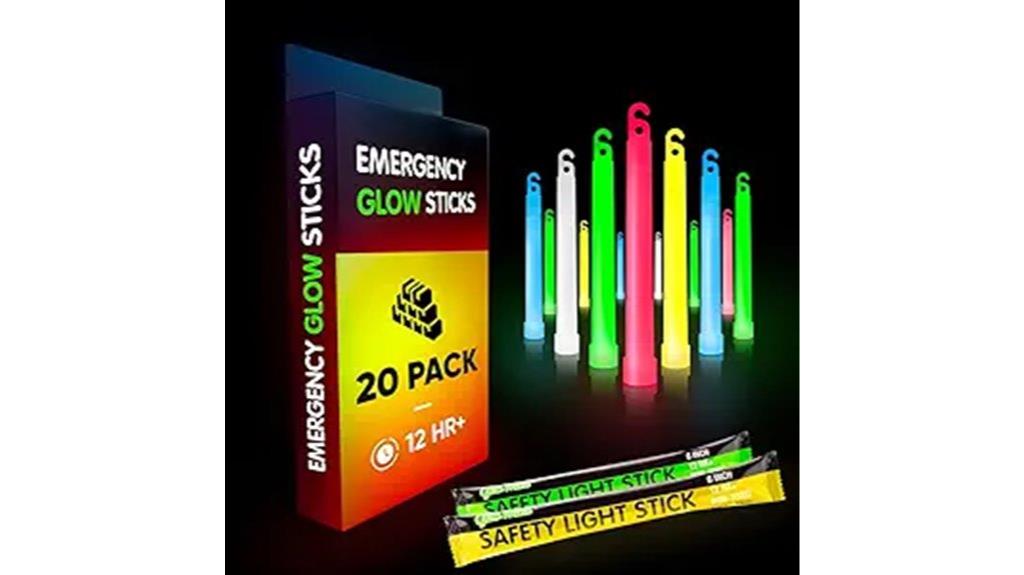 long lasting emergency glow sticks