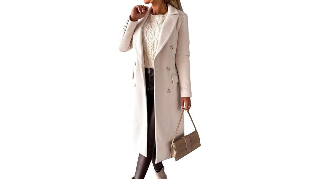 long wool double coat