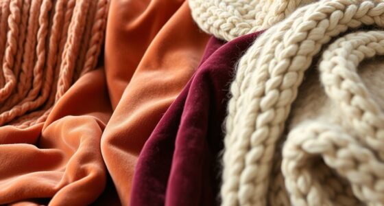 luxurious boucl velvet knits