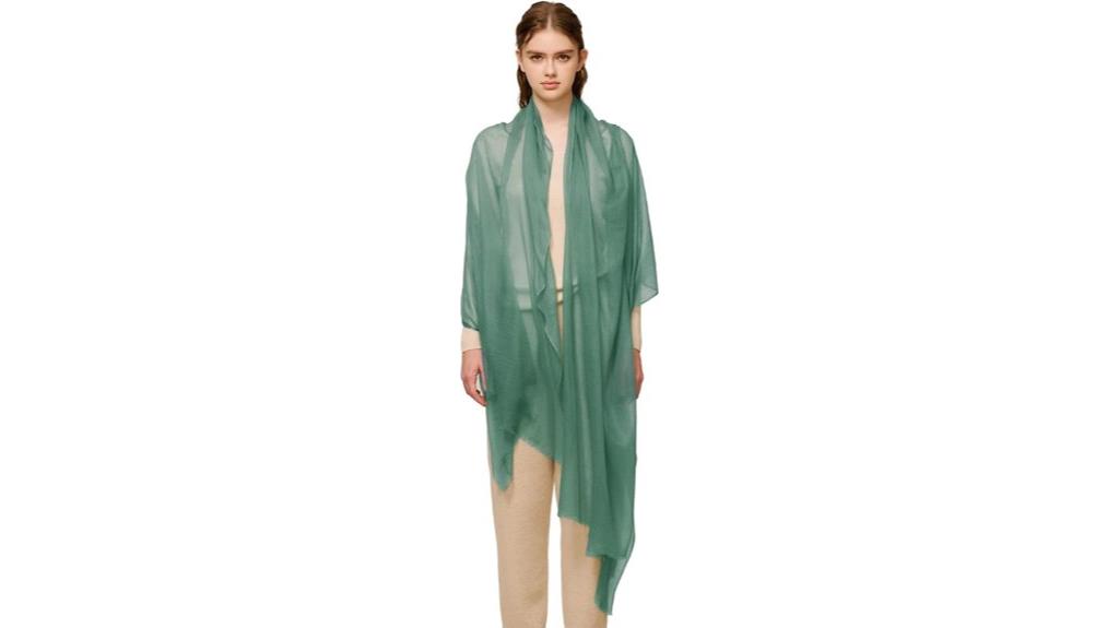 luxurious cashmere shawl