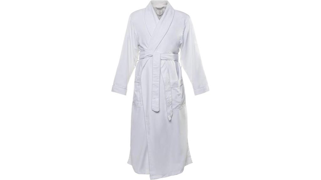 luxurious microfiber bathrobe