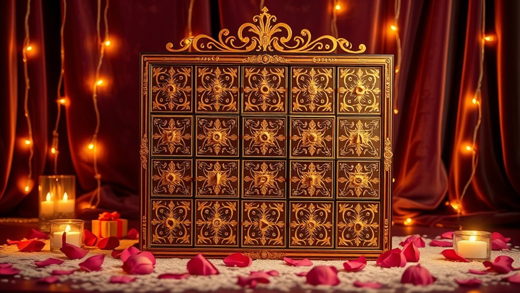 luxury beauty holiday countdown