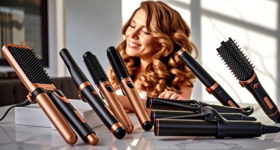 luxury curling wand guide