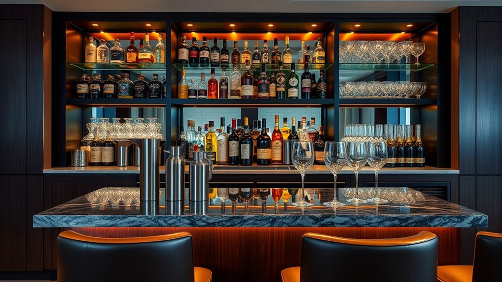 luxury home bar ideas
