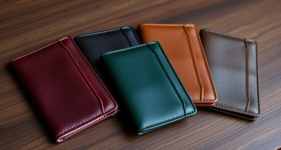 luxury leather passport cases