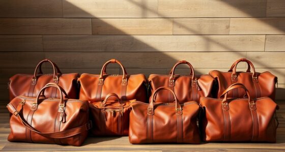 luxury leather travel bags