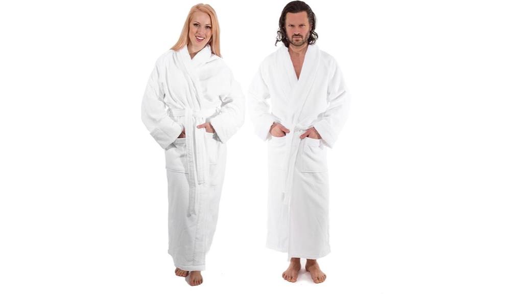 luxury plush cotton bathrobe