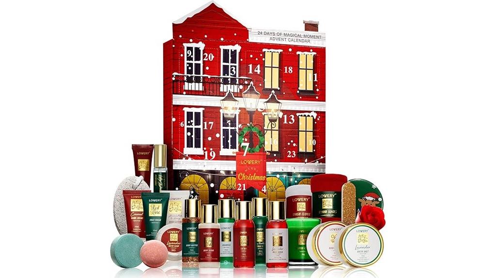 luxury skincare holiday countdown