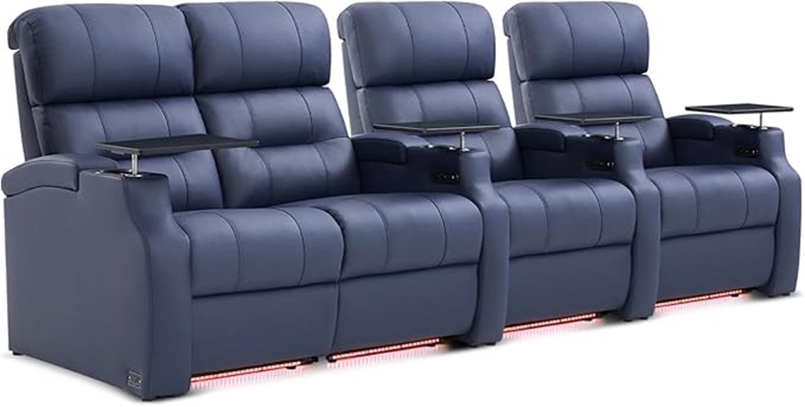 luxury theater seating setup